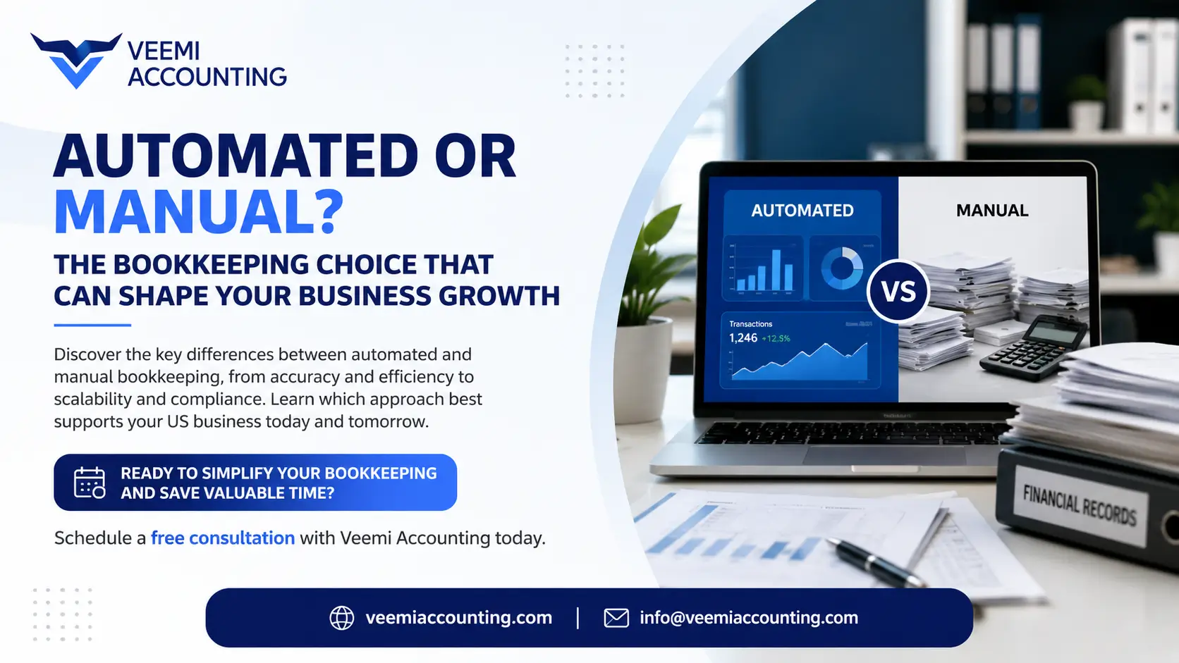 Automated Bookkeeping vs Manual Bookkeeping: Which Is Right for Your US Business?