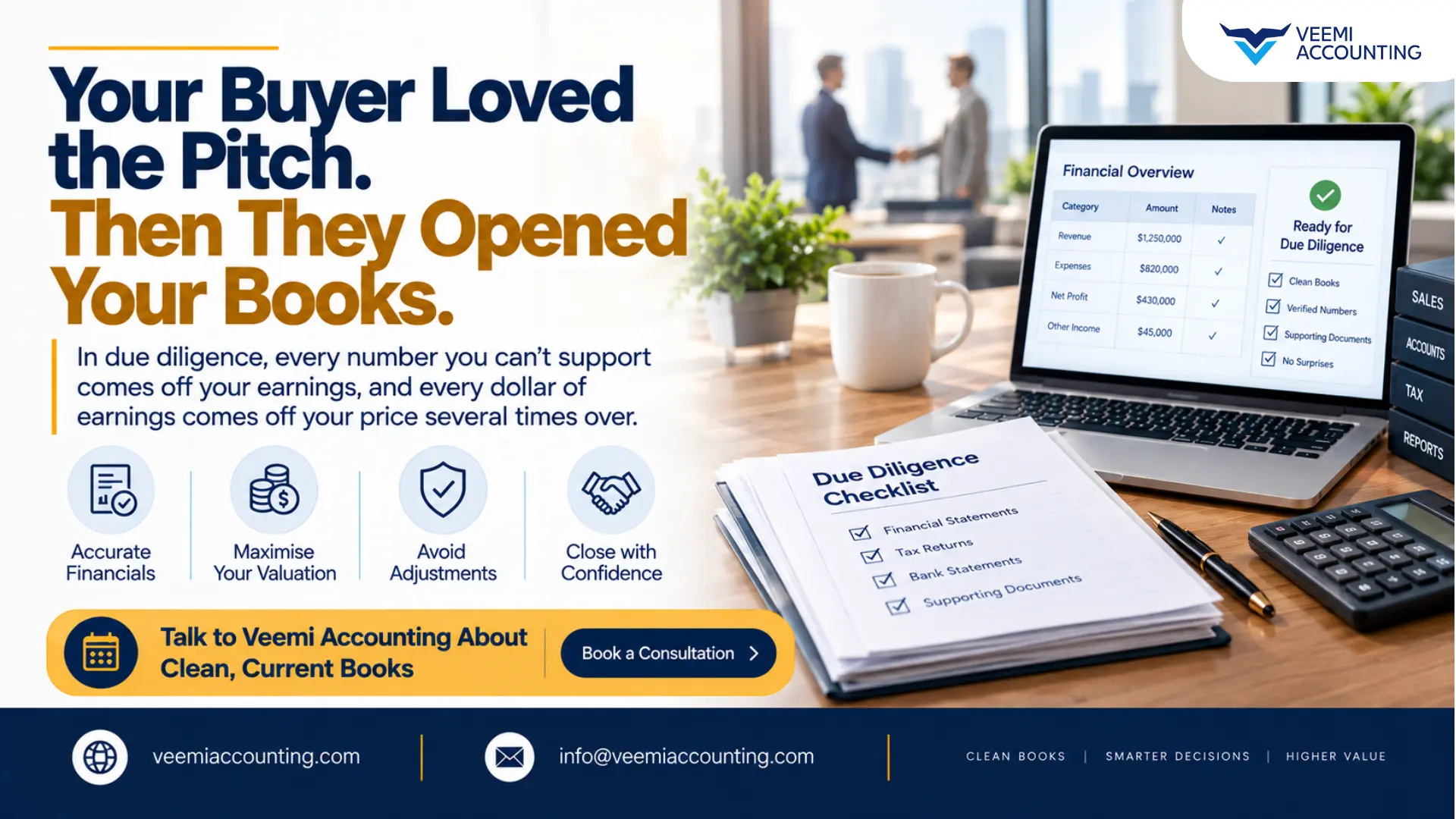 selling-business-due-diligence-books